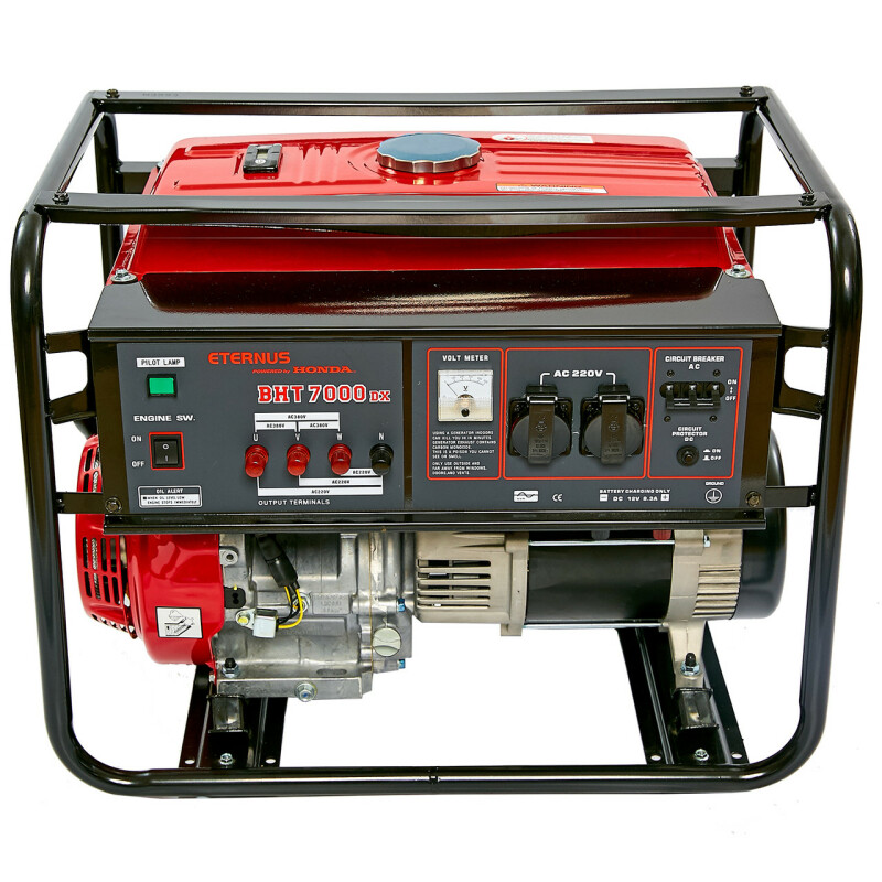 Бензиновый трехфазный генератор ETERNUS BHT7000DX