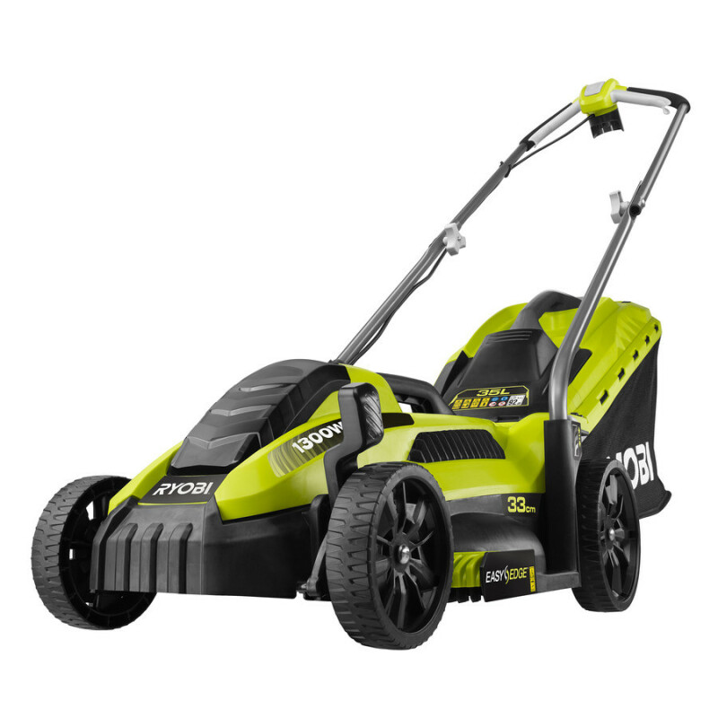 Электрическая колесная газонокосилка RYOBI RLM13E33S 1300вт 33см - Зображення 1