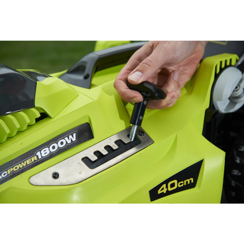Электрическая колесная газонокосилка RYOBI RLM18E40H - Зображення 3