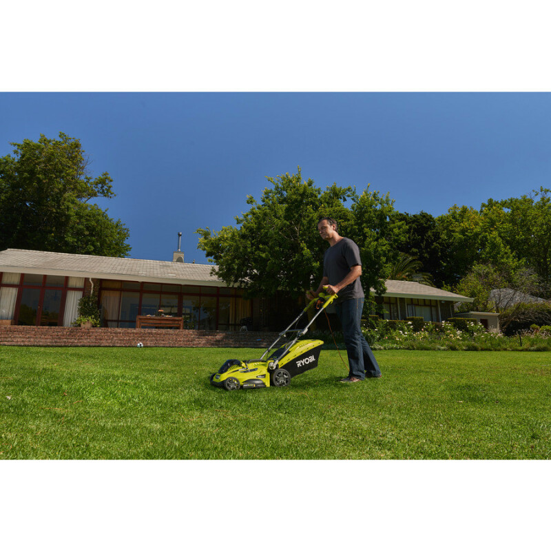 Электрическая колесная газонокосилка RYOBI RLM18E40H - Зображення 7