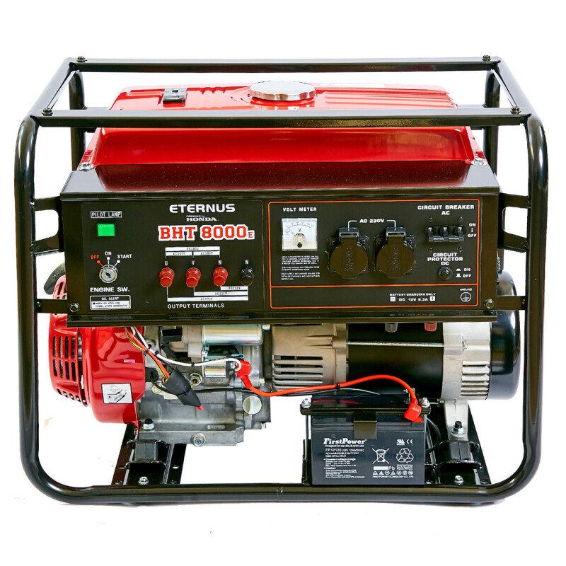Бензиновый трехфазный генератор ETERNUS BHT8000DXE