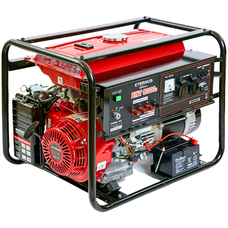 Бензиновый трехфазный генератор ETERNUS BHT8000DXE - Зображення 1