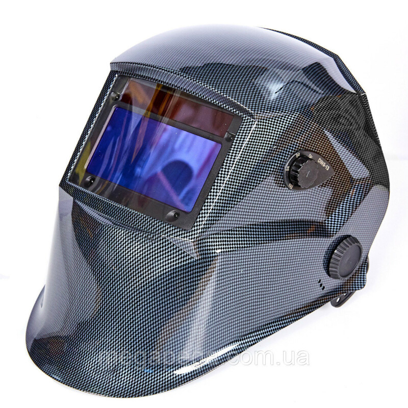 Профессиональная авто затемняющаяся сварочная маска KROHN S777 CARBON