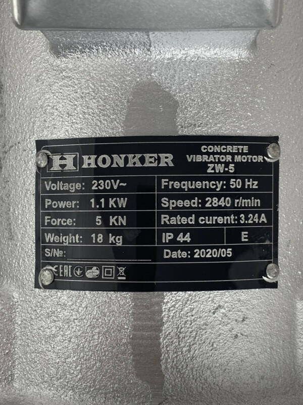 Площадочный вибратор для бетона HONKER ZW-5  1100 Вт - Зображення 2
