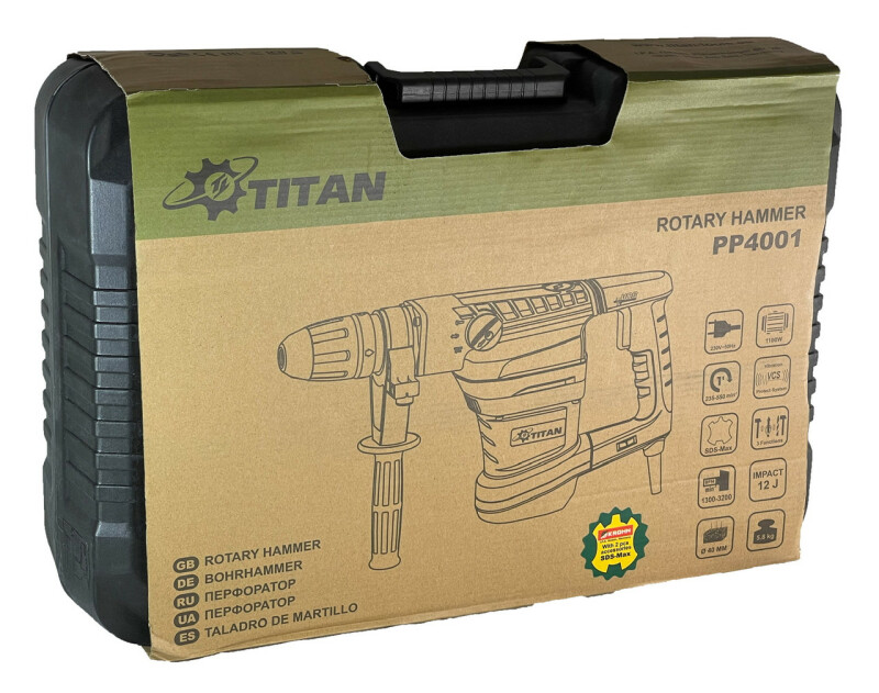 Перфоратор SDS max TITAN PP4001 - Зображення 4