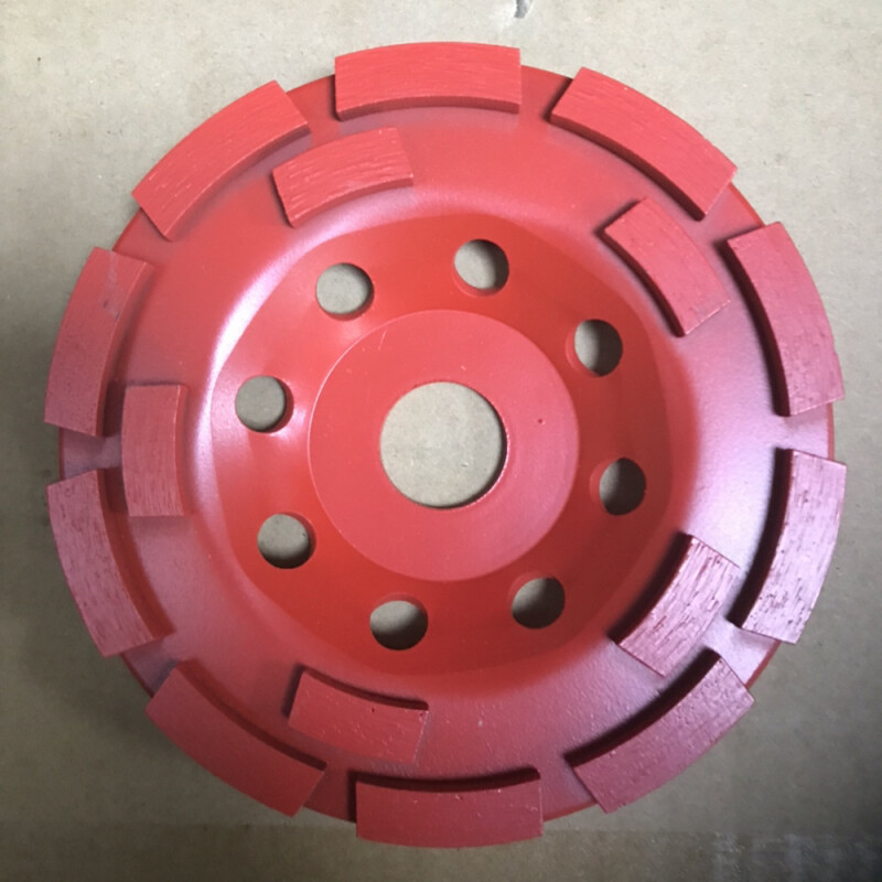 Алмазная чашка двухрядная по бетону 125мм  KROHN DC125-2