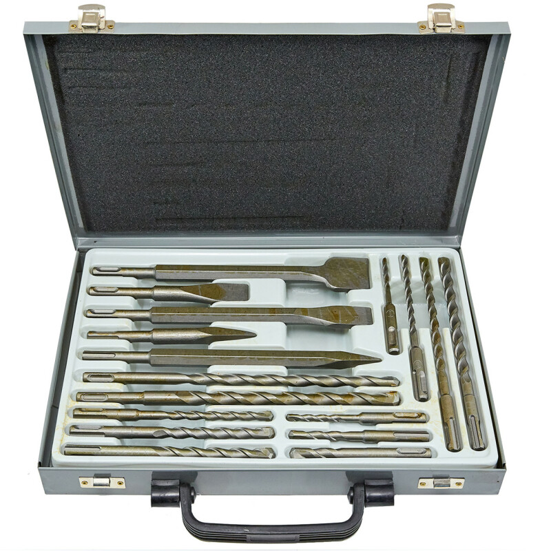 Набор буров BLAUCRAFT, SDS-plus Set - 17 Pcs