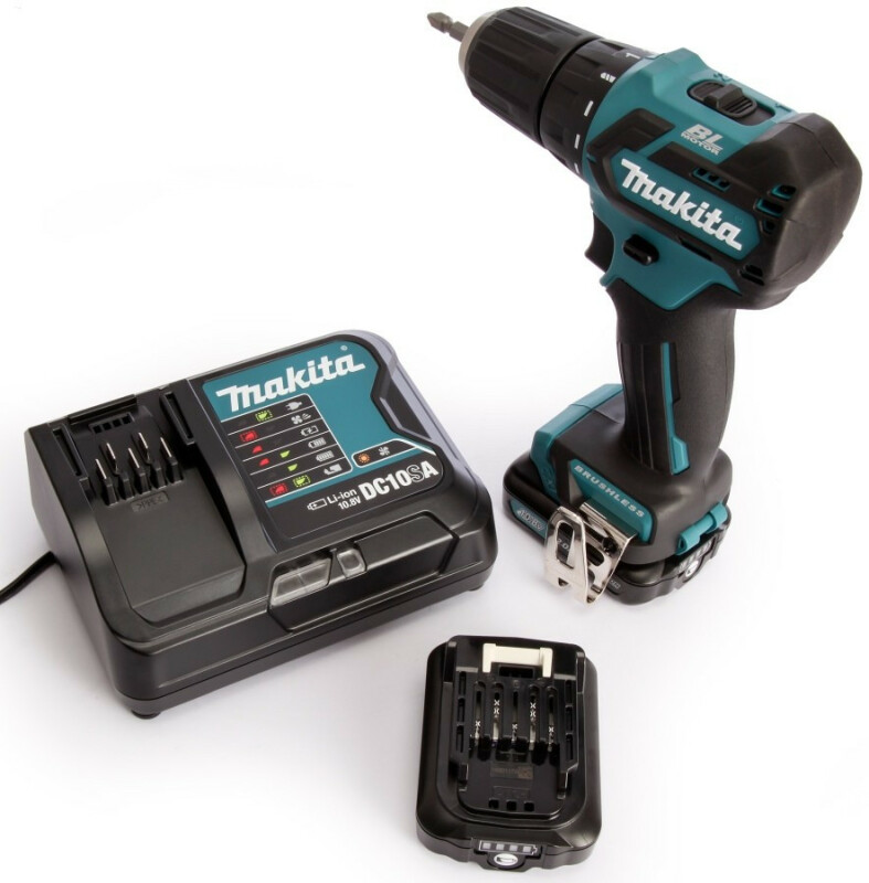 Аккумуляторный бесщёточный шуруповерт Makita DF332DSAJ - Зображення 2