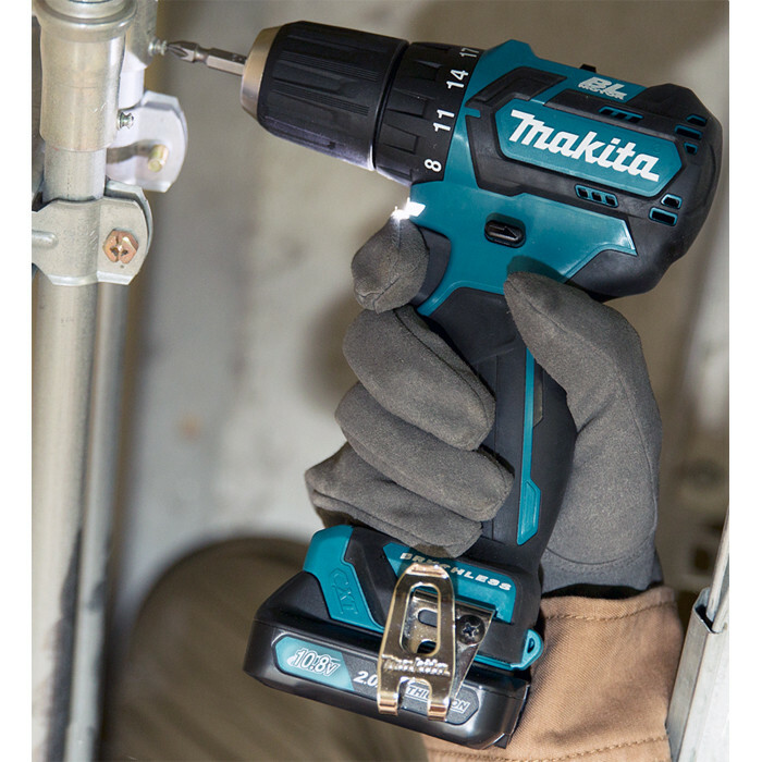 Аккумуляторный бесщёточный шуруповерт Makita DF332DSAJ - Зображення 1