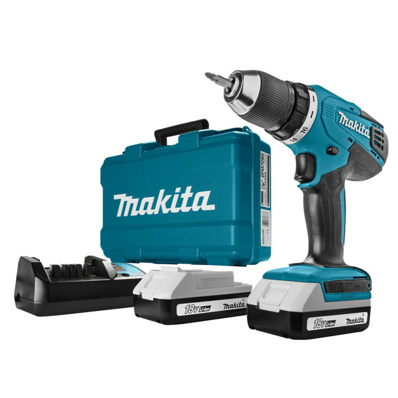 Аккумуляторный шуруповерт Makita DF457DWE - Зображення 2