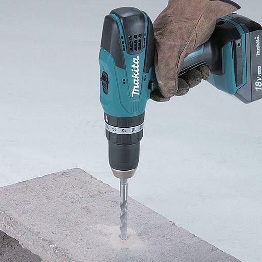 Аккумуляторный ударный шуруповерт Makita HP457DWE - Зображення 1