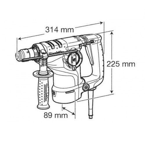 Перфоратор Makita HR2810 - Зображення 2