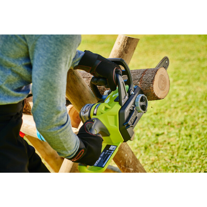 Аккумуляторная бесщеточная цепная пила  RYOBI OCS1830 ONE+ 18 V - Зображення 6