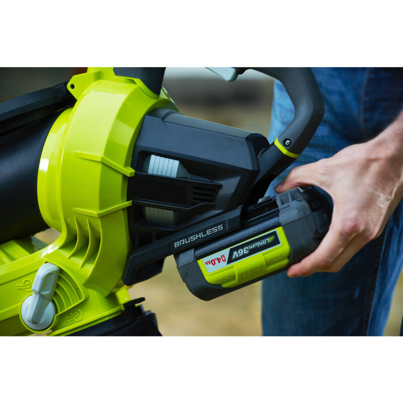Аккумуляторный садовый пылесос 36В, RYOBI RBV36B - Зображення 5
