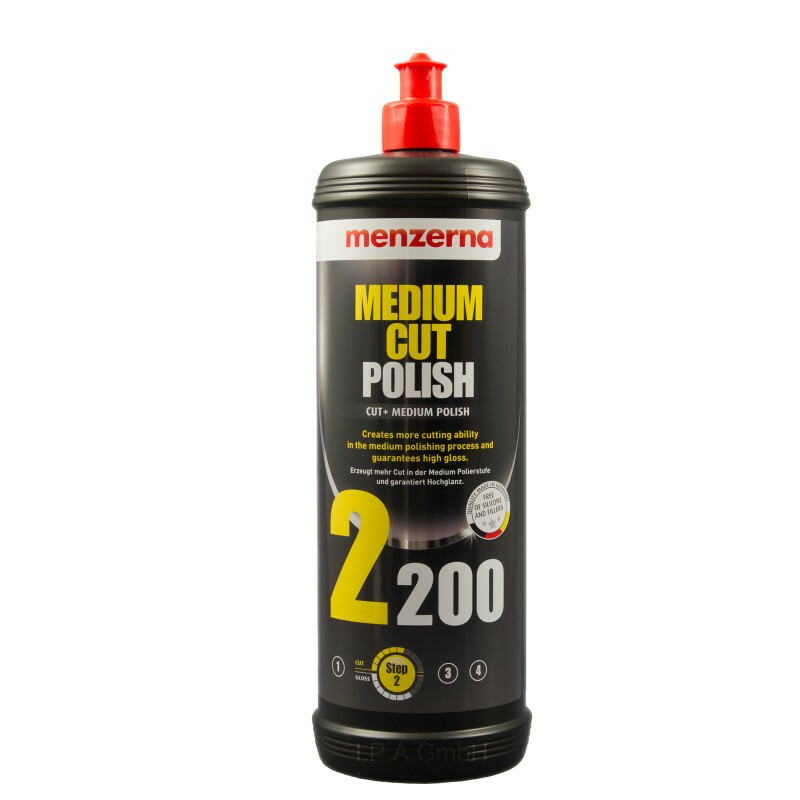 Полировальная паста Menzerna Medium Cut Polish 2200 для устойчивых к царапинам красок, 1л - Зображення 1