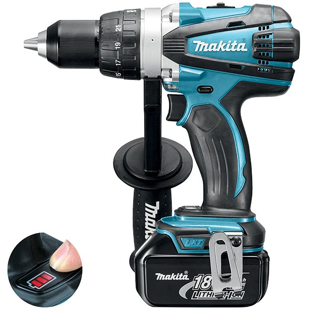 Аккумуляторная дрель-шуруповерт Makita DDF458RFJ