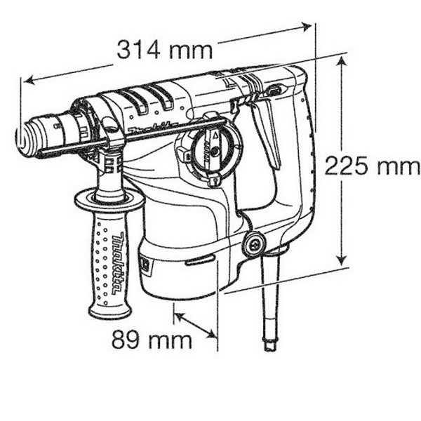 Перфоратор Makita HR2811FT - Зображення 3