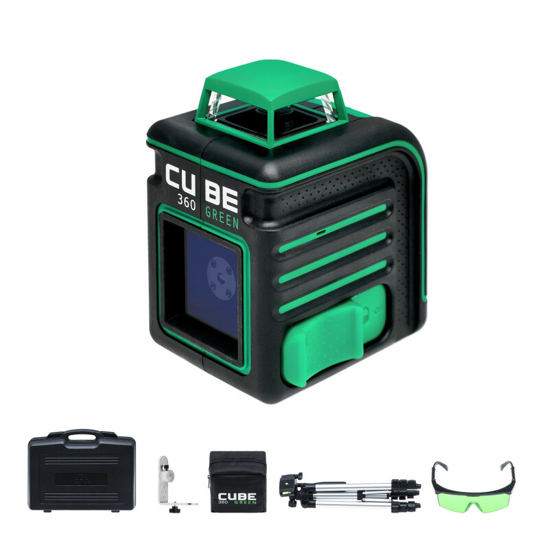 Лазерный уровень ADA CUBE 360 Green ULTIMATE EDITION