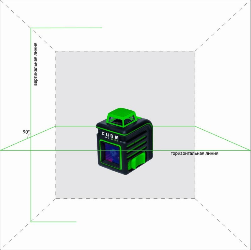 Лазерный уровень ADA CUBE 360 Green ULTIMATE EDITION - Зображення 1