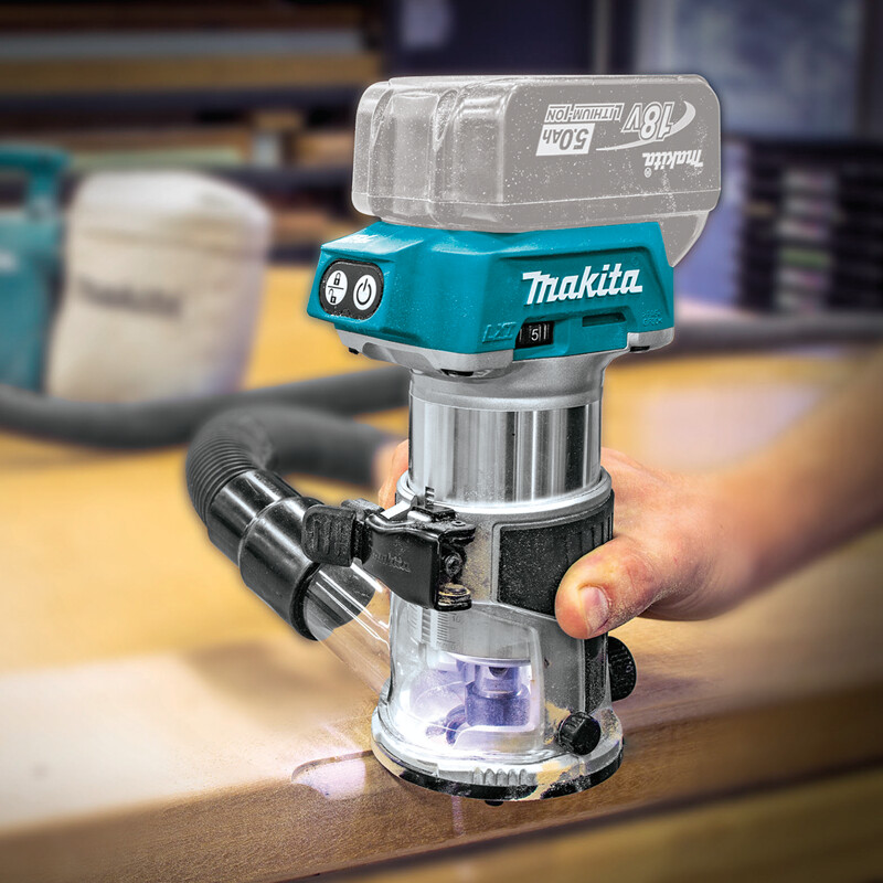 Аккумуляторный фрезер Makita DRT50ZX2 - Зображення 1