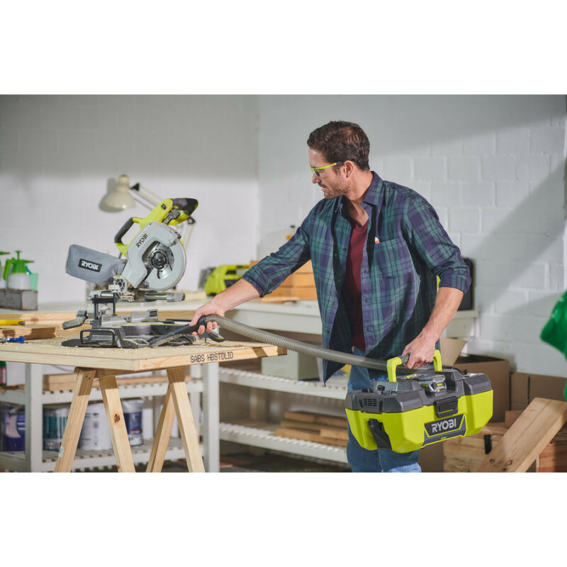 Аккумуляторный пылесос RYOBI R18PV-0 ONE+ - Зображення 5