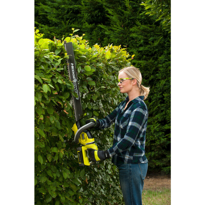 Аккумуляторный кусторез 36V, RYOBI RHT36B61R, лезвие 60 см - Зображення 6