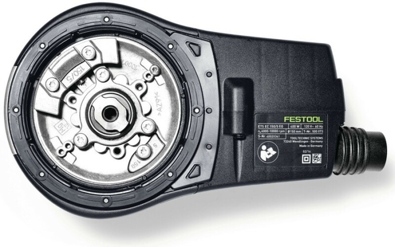 FESTOOL ETS EC 150/5 EQ Эксцентриковая шлифовальная машинка (ГОЛАЯ) - Зображення 3