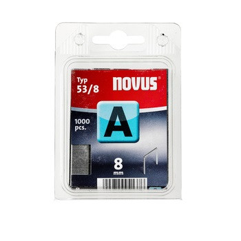 Скобы тонкие NOVUS A53/8  1000ШТ