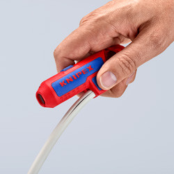 KNIPEX 16 95 01 SB KNIPEX ErgoStrip® Универсальный инструмент для удаления оболочки - Зображення 2