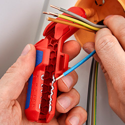 KNIPEX 16 95 01 SB KNIPEX ErgoStrip® Универсальный инструмент для удаления оболочки - Зображення 3
