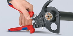 KNIPEX 95 31 250 Ножницы для резки кабелей (по принципу трещотки) - Зображення 3