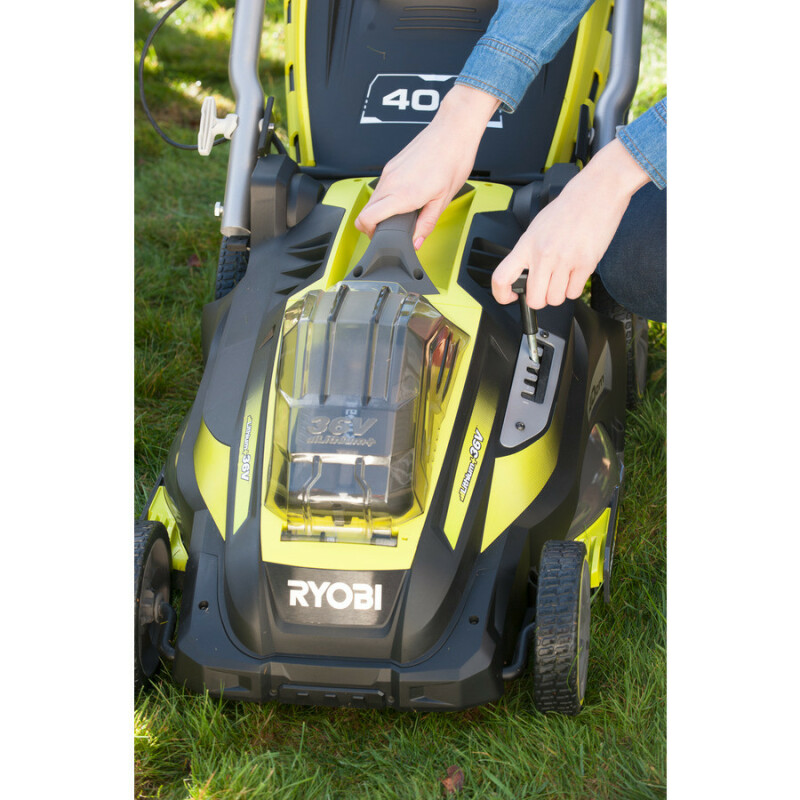 RYOBI RLM36X41H40 ONE+, Аккумуляторная газонокосилка 36 В, ширина скашивания 40 см, 1 х 4,0 Ач. - Зображення 7