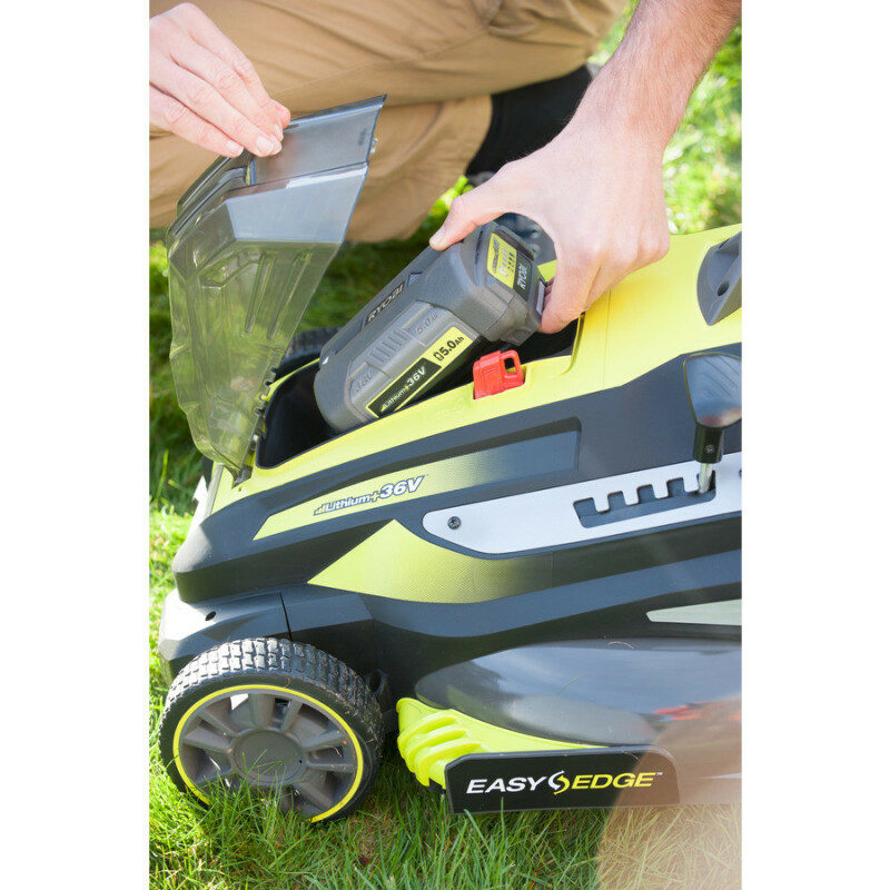 RYOBI RLM36X46H50PG ONE+, Аккумуляторная газонокосилка 36 В, ширина скашивания 46 см, 1 х 5,0 Ач - Зображення 9