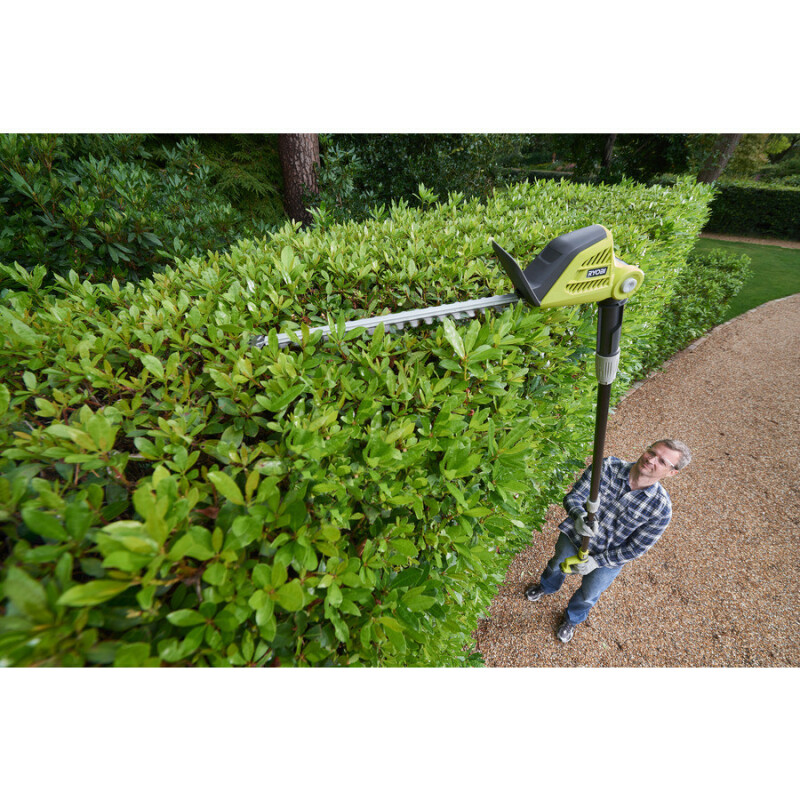 RYOBI OPT1845 ONE+ 18В Аккумуляторный высотный кусторез, лезвия 45 см. - Зображення 4
