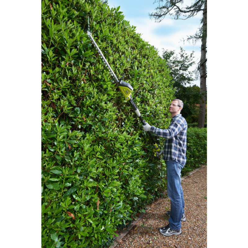 RYOBI OPT1845 ONE+ 18В Аккумуляторный высотный кусторез, лезвия 45 см. - Зображення 6