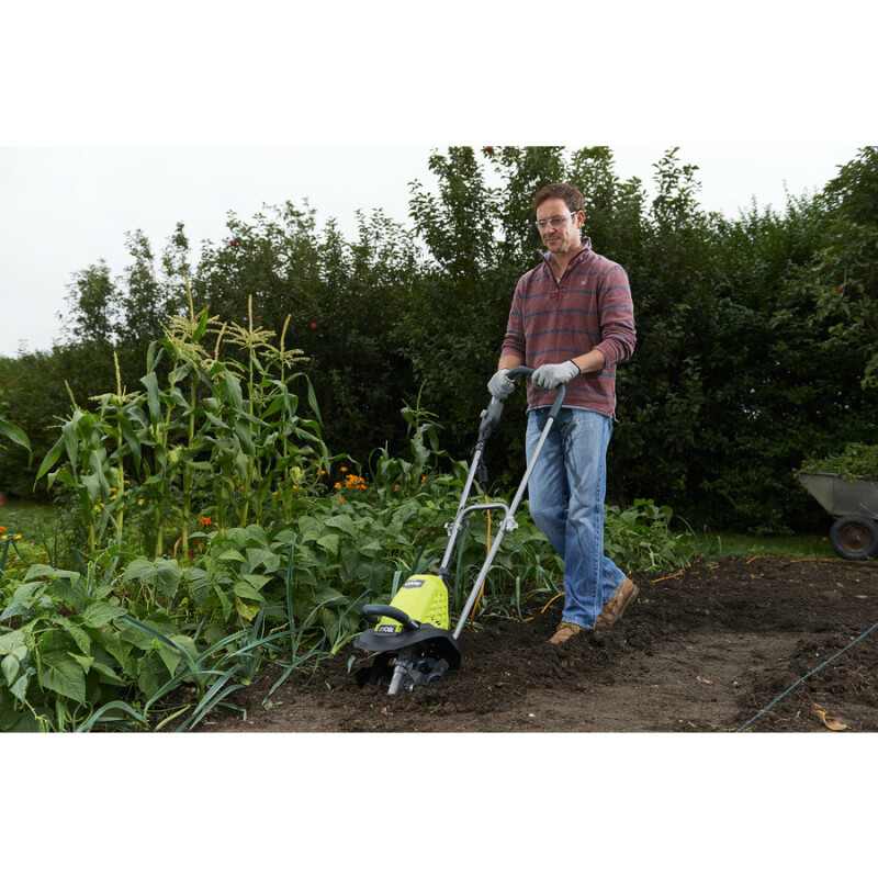 RYOBI RCP1225 Электрический культиватор 1200 Вт, ширина обработки почвы 25 см. - Зображення 1