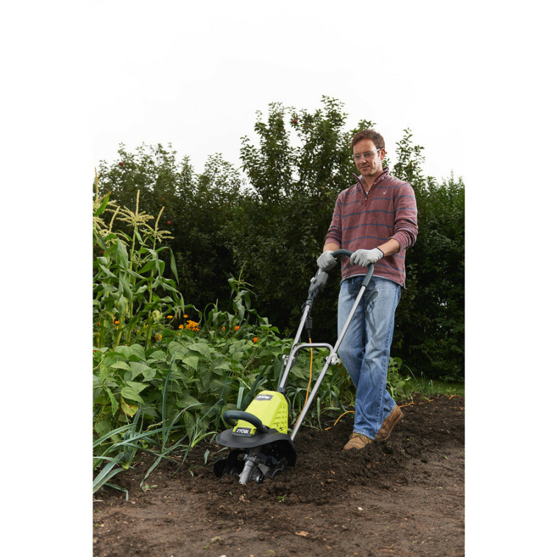 RYOBI RCP1225 Электрический культиватор 1200 Вт, ширина обработки почвы 25 см. - Зображення 2