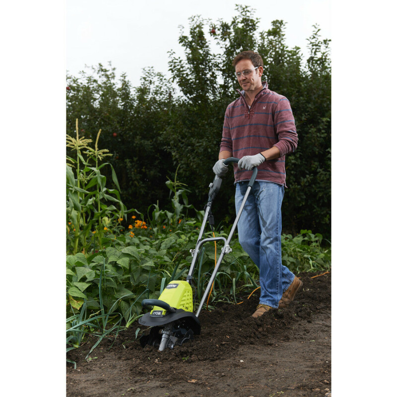 RYOBI RCP1225 Электрический культиватор 1200 Вт, ширина обработки почвы 25 см. - Зображення 4