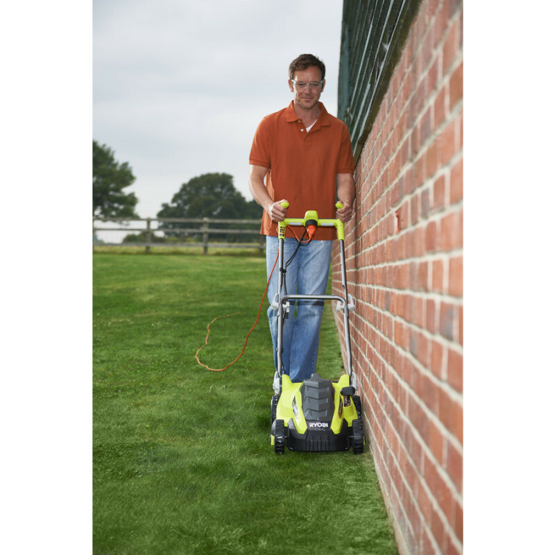 RYOBI RLM15E36H Электрическая колесная газонокосилка 1500 Вт, ширина скашивания 36 см. - Зображення 6
