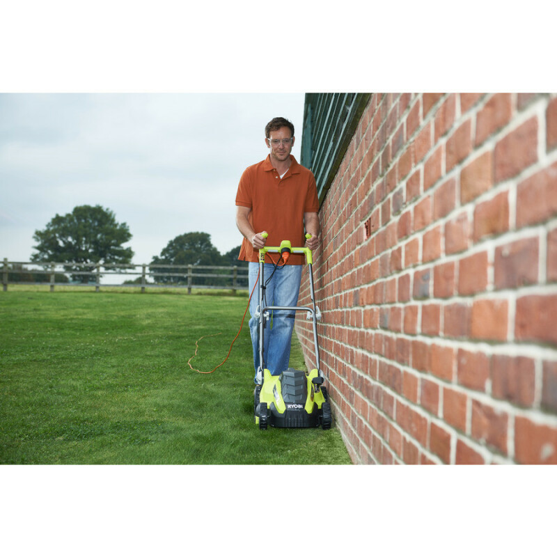 RYOBI RLM15E36H Электрическая колесная газонокосилка 1500 Вт, ширина скашивания 36 см. - Зображення 7
