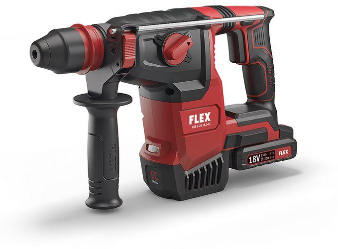 FLEX CHE 2-26 18.0-EC/5.0 Set, Комбинированный аккумуляторный перфоратор 18,0 В - Зображення 7
