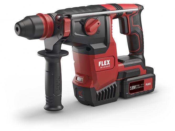 FLEX CHE 2-26 18.0-EC/5.0 Set, Комбинированный аккумуляторный перфоратор 18,0 В - Зображення 8