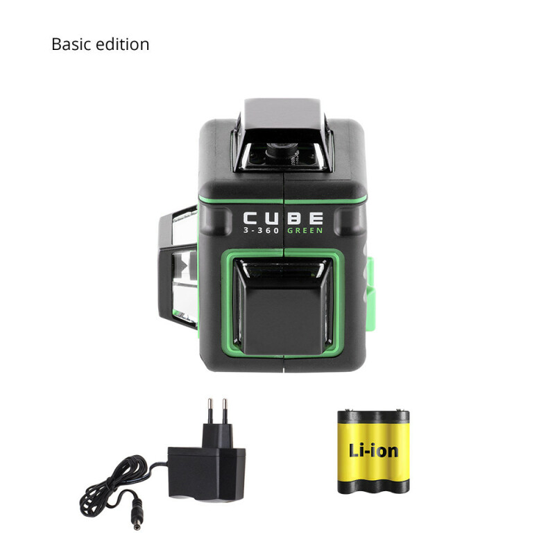 Лазерный уровень ADA CUBE 3-360 GREEN BASIC EDITION А00560 - Зображення 8