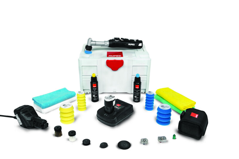 Набор Rupes Big Foot Ibrid Nano Polisher с длинным горлышком в Deluxe Set Systainer HR81ML / BLX