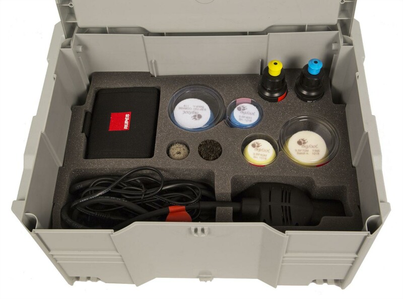 Набор Rupes Big Foot Ibrid Nano Polisher с длинным горлышком в Deluxe Set Systainer HR81ML / BLX - Зображення 1