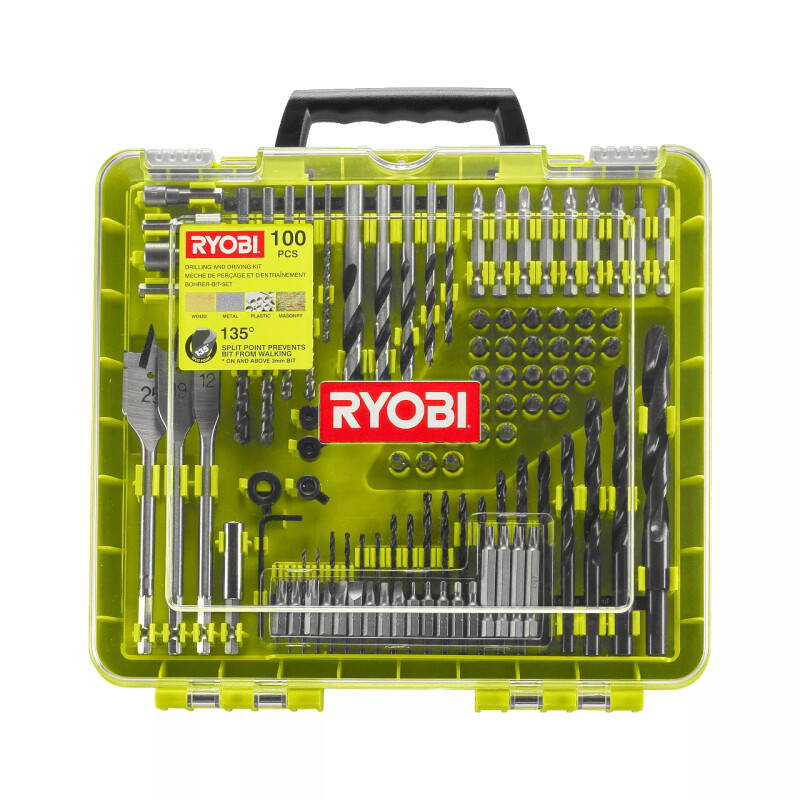 Набор для сверления и закручивания 100 аксессуаров RYOBI RAKDD100