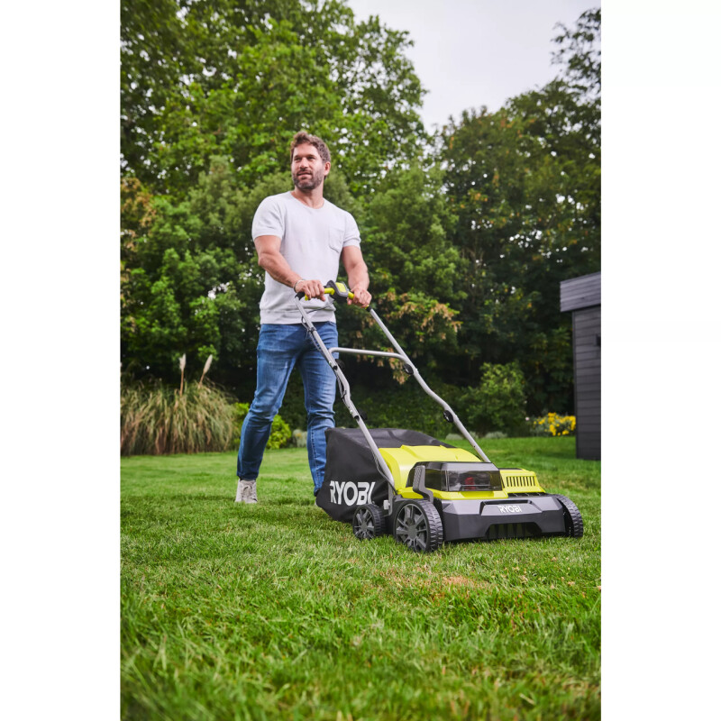 18В Бесщеточный скарификатор / аэратор, рабочая ширина 35см (2 х 4.0Ач), RYOBI RY18SFX35A-240 ONE+ - Зображення 4