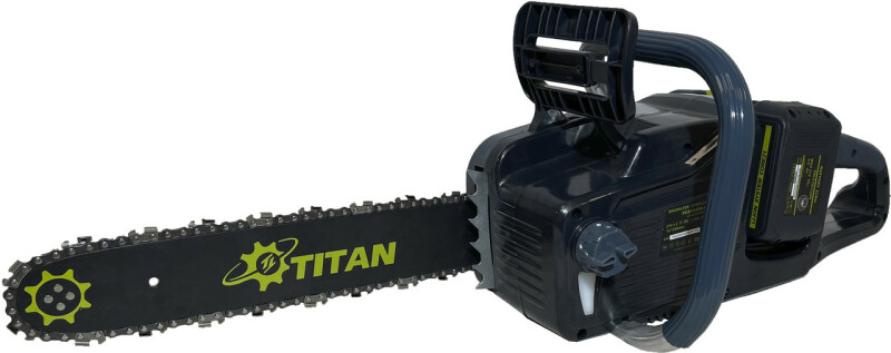 Аккумуляторная цепная пила  с бесщёточным мотором 21В TITAN PCS1440B-CORE (350мм) - Зображення 2