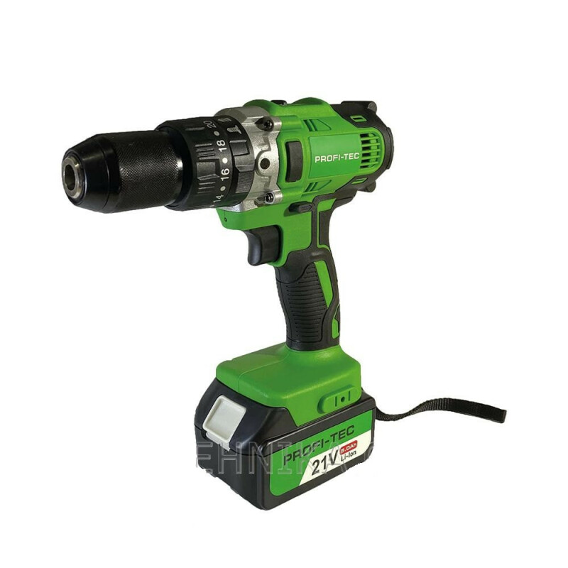 Аккумуляторная дрель-шуруповерт PROFI-TEC DSH 21BL