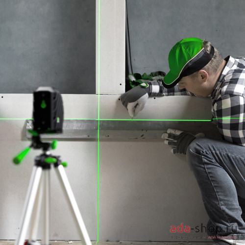 Уровень лазерный ADA ARMO 2D GREEN Professional Edition А00575 - Зображення 6